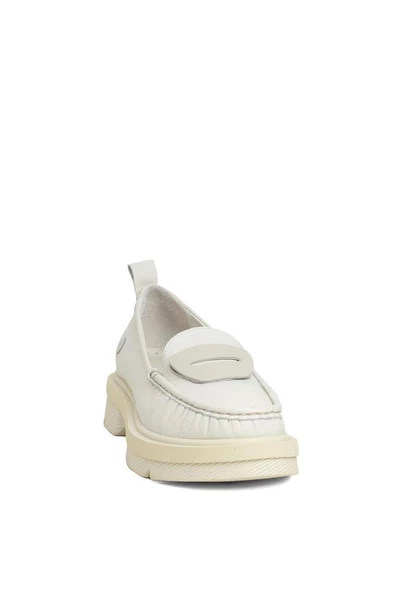 MAMMAMİA D24YA-850 KALIN TABAN LOAFER DERİ KADIN AYAKKABI - 6