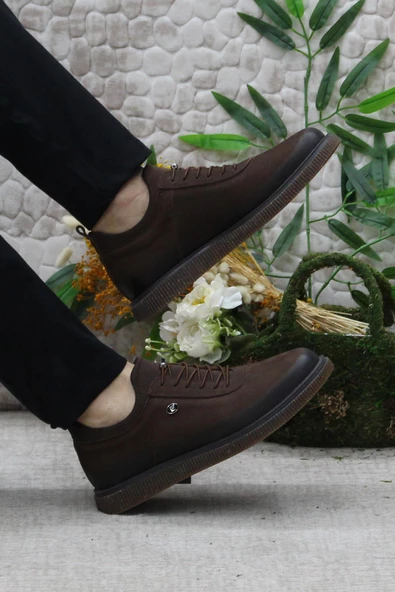 Pierre Cardin 61896 Kahve Nubuk Kauçuk Taban Hakiki Deri Erkek Ayakkabı - 5