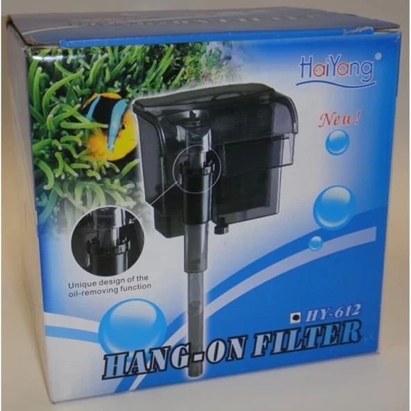 Haiyang HY-612 Şelale Filtre 250L/S W:3,5 Watt