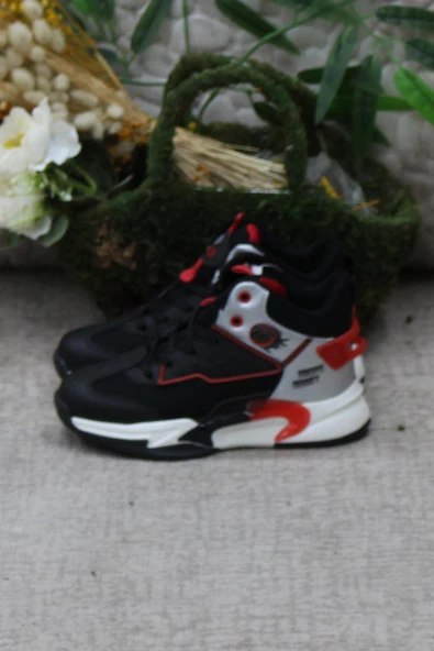 Fort Cool London Siyah Rahat Çocuk Basketbol Ayakkabısı - 3