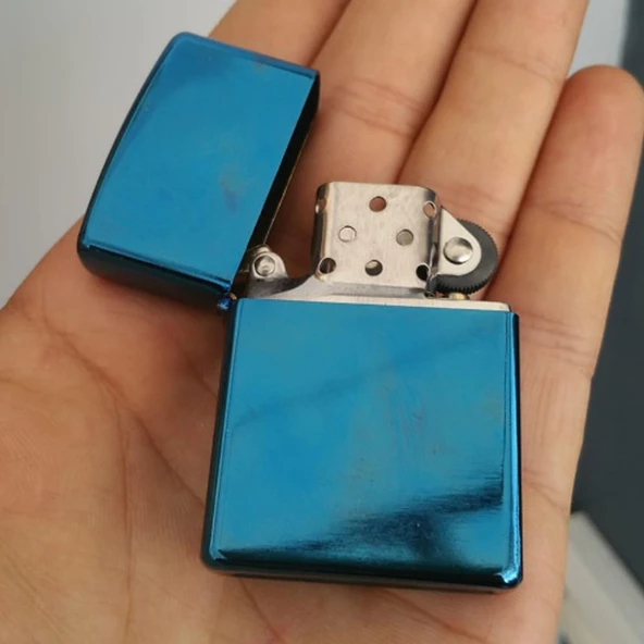 Benzinli Renkli Metal Çakmak - 2