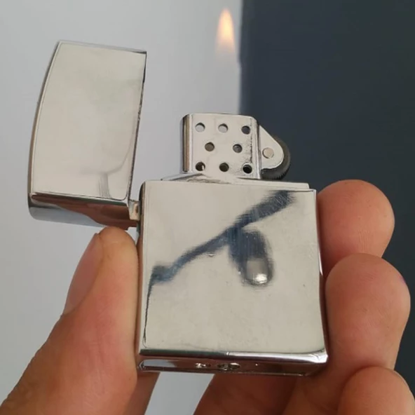 Benzinli Renkli Metal Çakmak - 3