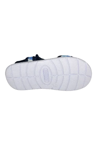 Mavi Balina Baskılı Çocuk Sandalet - 4