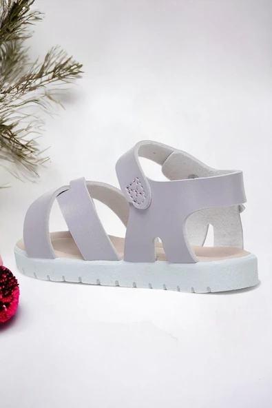 Lila Unisex Çocuk Sandalet - 2