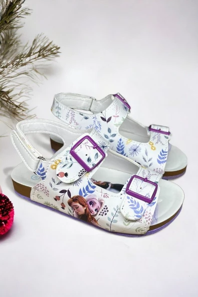 Frozen Deseli Kız Çocuk Sandalet - 2