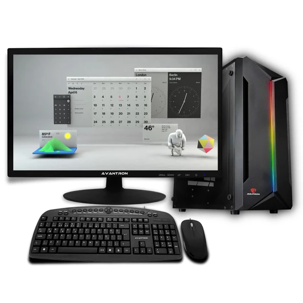 Avantron Evo5674 İ7 2.Nesil 8Gb Ram 128Gb Ssd 2Gb R5 230 "21.5 Masaüstü Bilgisayar