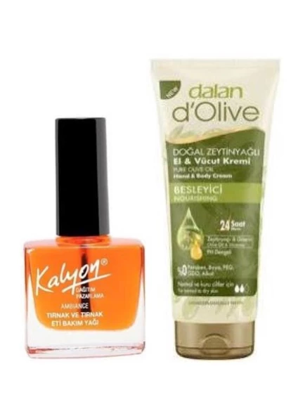Kalyon Tırnak Bakım Yağı + Dalan Tüp Krem 20 Ml