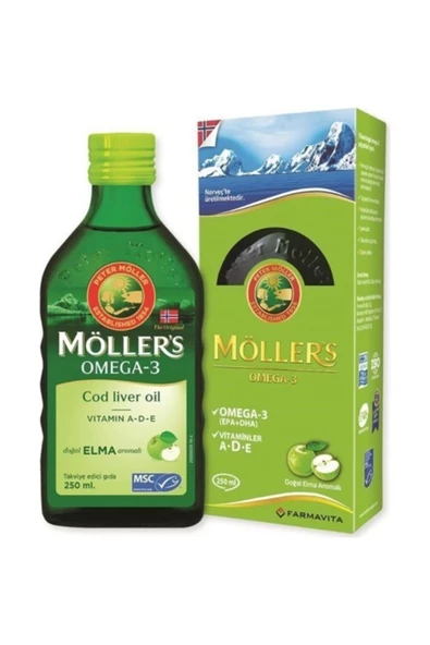 MOLLERS OMEGA 3 ELMA AROMALI 250 ML