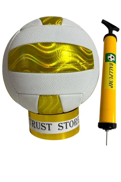 Voleybol Topu A Kalite Dikişli Baisidiwei 5 Numara Şişirme Pompası Hediyeli - 4