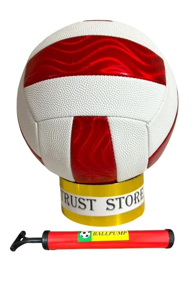 Voleybol Topu A Kalite Dikişli Baisidiwei 5 Numara Şişirme Pompası Hediyeli - 5