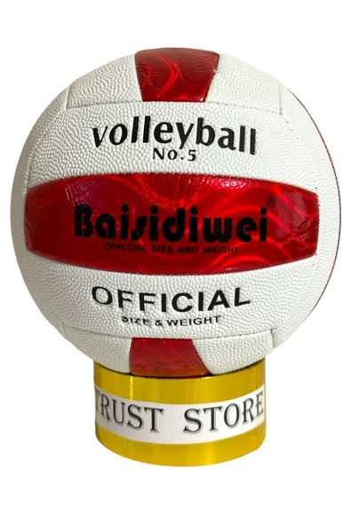 Voleybol Topu A Kalite Dikişli Baisidiwei 5 Numara Şişirme Pompası Hediyeli - 7