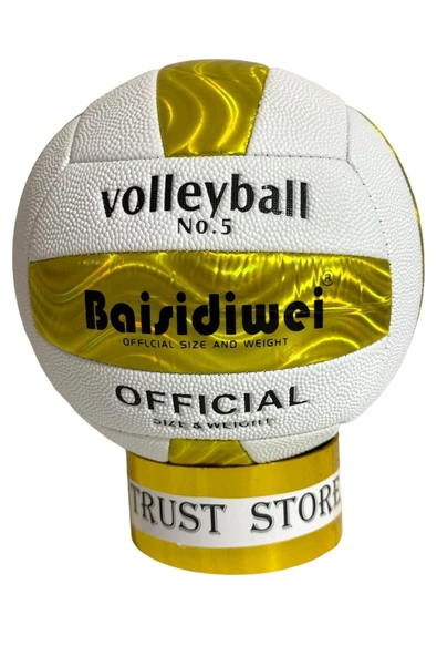 Voleybol Topu A Kalite Dikişli Baisidiwei 5 Numara Şişirme Pompası Hediyeli - 2