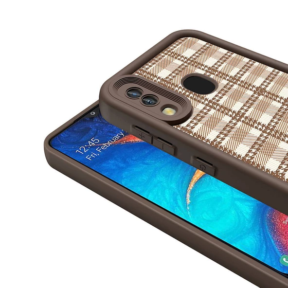Galaxy A30 Kılıf Kamera Korumalı Baskılı Arka Yüzey Zore Klas Kapak - Resim 11