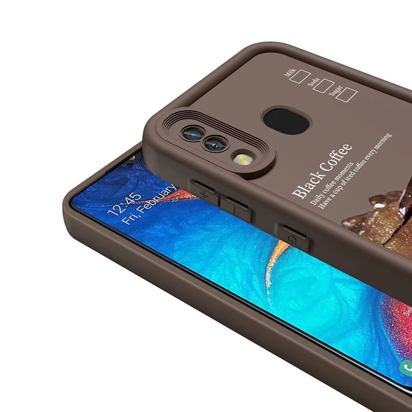 Galaxy A30 Kılıf Kamera Korumalı Baskılı Arka Yüzey Zore Klas Kapak - Resim 9