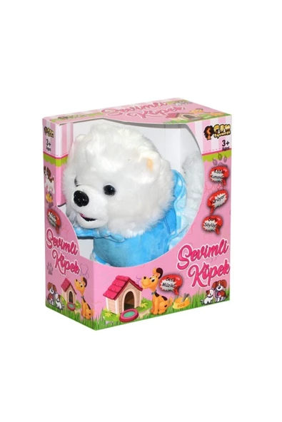 Kumandalı Pilli Sesli Yürüyen Sevimli Peluş Köpek - Resim 4