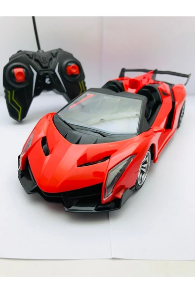 Drift Car Kumandalı Drift Car 1.18 Scale Şarjlı Pilli Işıklı - 10