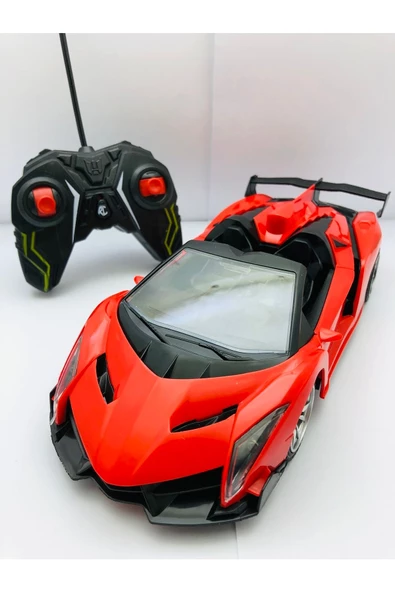Drift Car Kumandalı Drift Car 1.18 Scale Şarjlı Pilli Işıklı - 11