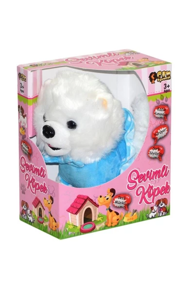 Kumandalı Pilli Sesli Yürüyen Sevimli Peluş Köpek ürün görseli 1
