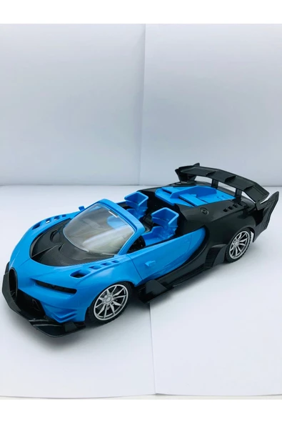 Drift Car Kumandalı Drift Car 1.18 Scale Şarjlı Pilli Işıklı - 5