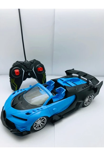 Drift Car Kumandalı Drift Car 1.18 Scale Şarjlı Pilli Işıklı - 2