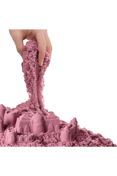 Aksesuarlı Yeşil Kinetik Oyun Kumu (1000 gr.) - Art Craft Kinetik Kum Seti - Art Sand Kumu - 6