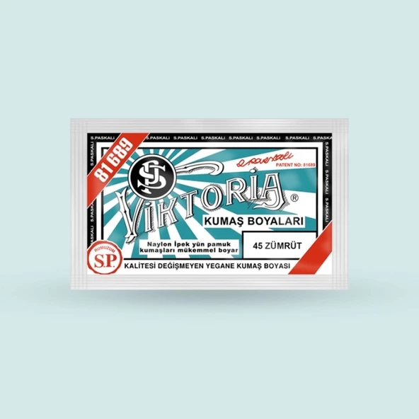 Viktoria Kumaş Boyası - 45 Zümrüt