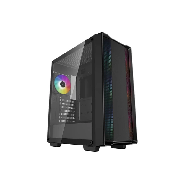 DeepCool CC560 V2 PF550 550W 80Plus Mid-Tower 4xRainbow Fanlı Mid-Tower Siyah Kasa ürün görseli 1