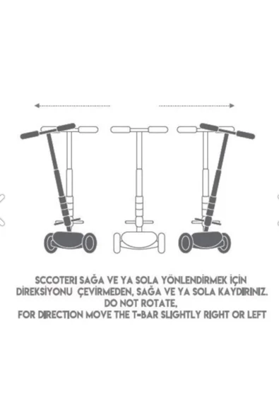 Twist Işıklı 3 Tekerlekli Çocuk Scooter - 12