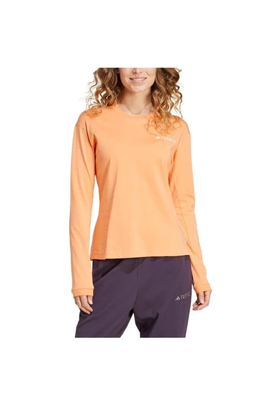 adidas W XPL LOGO LS Kadın   Sweatshirt IY5326 - 4