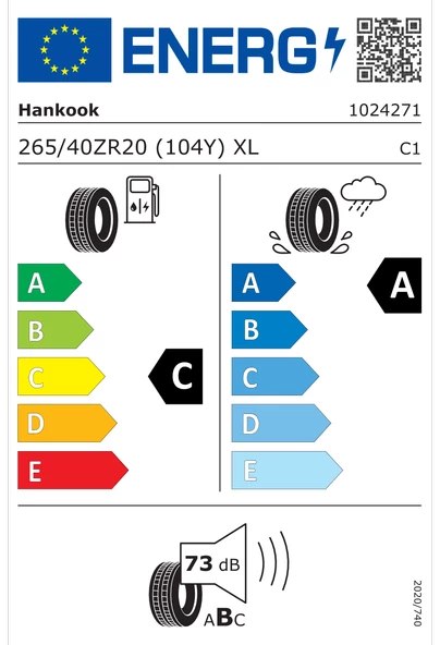 Hankook Ventus S1 evo3 K127 265/40R20 104Y XL Yaz Lastiği - 2022 - 3