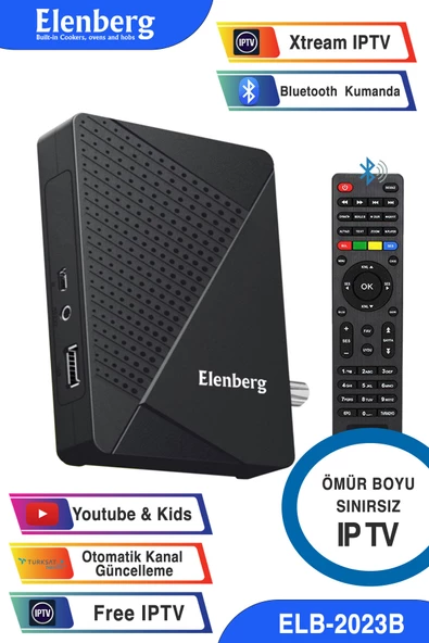 Elenberg ELB-2023B  Bluetooth Kumandalı Full HD Uydu Alıcı