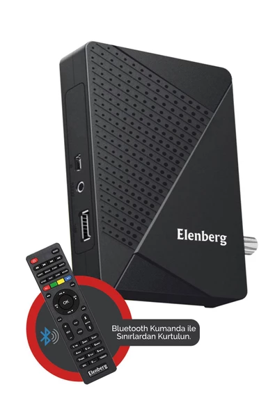 Elenberg ELB-2023B  Bluetooth Kumandalı Full HD Uydu Alıcı - 3