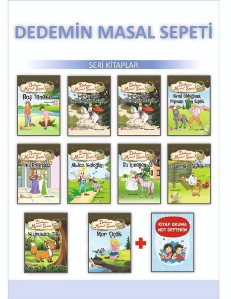 Ata 2.Sınıflar İçin Dedemin Masal Sepeti Öykü Dizisi + Kitap Okuma Not Defteri - 1