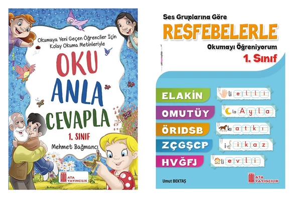 1.Sınıf Oku Anla Cevapla+ Resfebelerle Okumayı Öğreniyorum ürün görseli 1