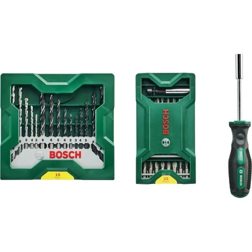 Bosch X-Line 15 Parça Delme 25 Parça Vidalama Ucu Seti + Tornavida - 4