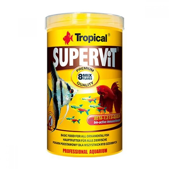 Tropical Supervit Balık Yemi 200 Gr. 1000 ml.