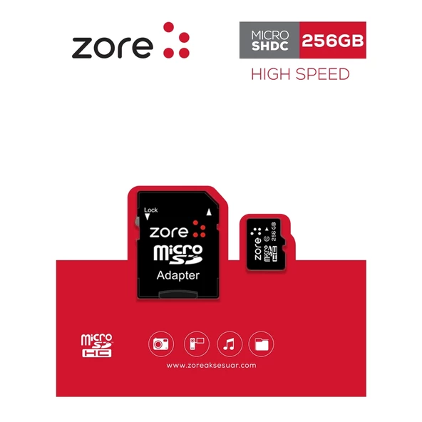 Uyumlu Micro SD Hafıza Kartı 256GB