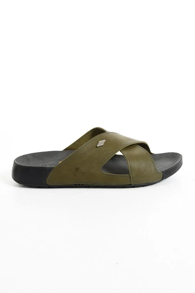 Albishoes Erkek Çapraz Hafif Esnek Yumuşak Rahat Taban Anatomik Günlük Yürüyüş Erkek Terlik - 5