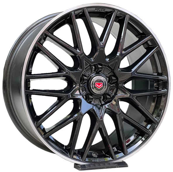 Jant Göbek Arma Vossen Black Sticker 4'lü Set - 3