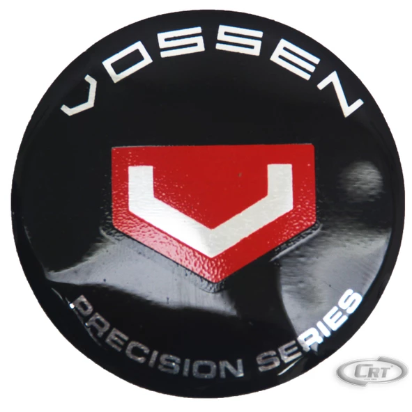 Jant Göbek Arma Vossen Black Sticker 4'lü Set