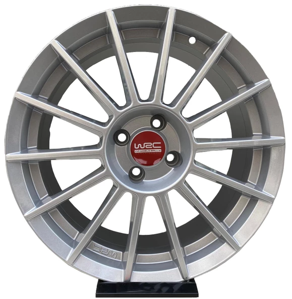 Jant Göbek Arma WRC Red Sticker 4'lü Set - Resim 4