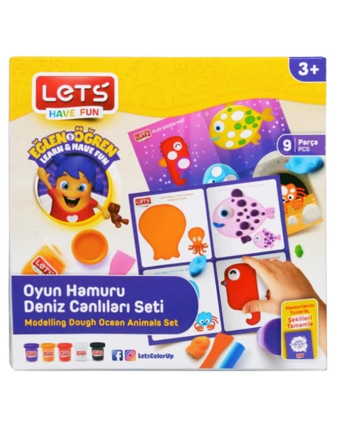 Lets Deniz Canlıları Oyun Hamuru Seti