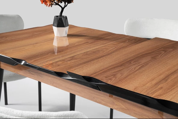 Yakamoz MDF HighGloss Mutfak Masası 80x130 - Resim 5