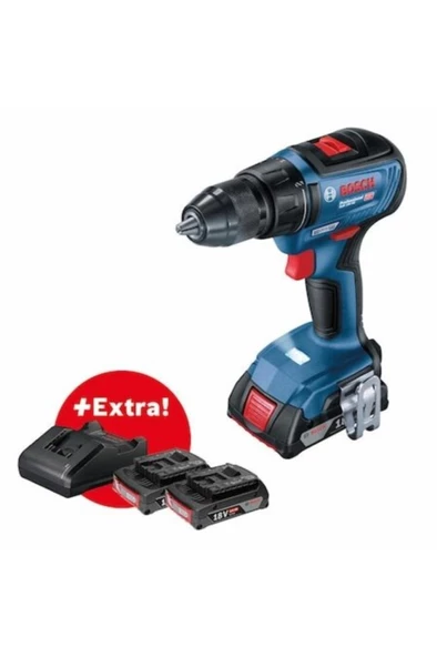 Bosch Gsr 18V-50 Professional 3 x 2.0 Ah Akülü Delme-Vidalama Mak