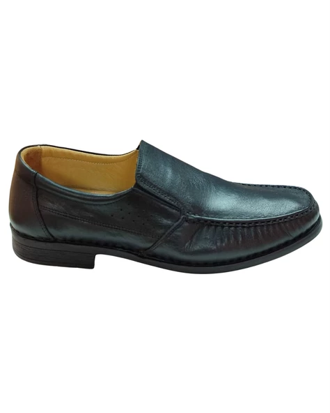 Ay Ayakkabım 600K. Erkek Siyah (40-45) Deri Comfort Ayakkabı - 2