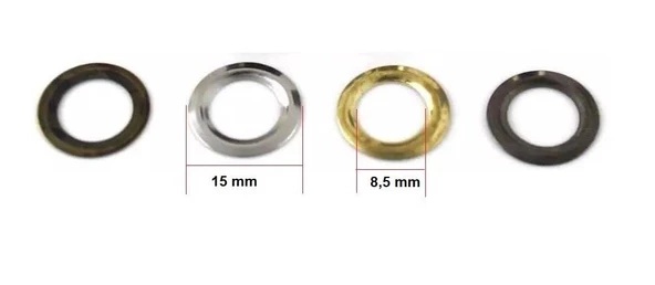 Kuşgözü İçin Metal Pul 5 no 50 Adet  (Kuşgözü Dahil Değildir) - Resim 9