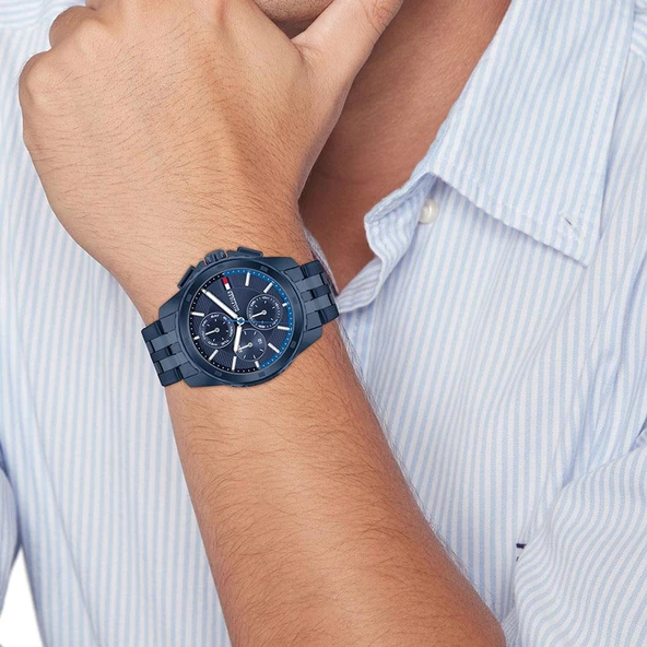 Tommy Hilfiger TH1710622 Erkek Kol Saati - Resim 4
