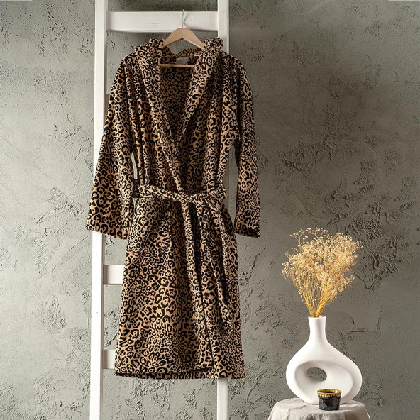 Soley | Panthera | %100 Pamuk Kadın / Erkek Bornoz (Unisex) - 2