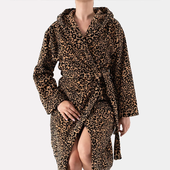 Soley | Panthera | %100 Pamuk Kadın / Erkek Bornoz (Unisex) - 3