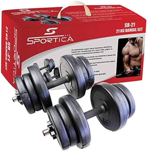 SPORTICA SR21 PLASTİK DAMBIL SET 21KG